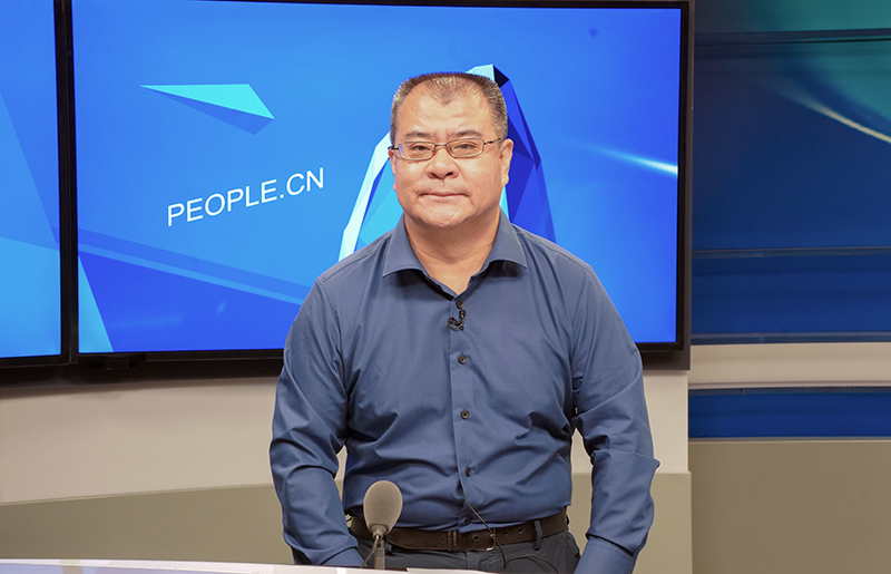 中國東方演藝集團黨委書記、董事長景小勇接受人民網(wǎng)專訪。